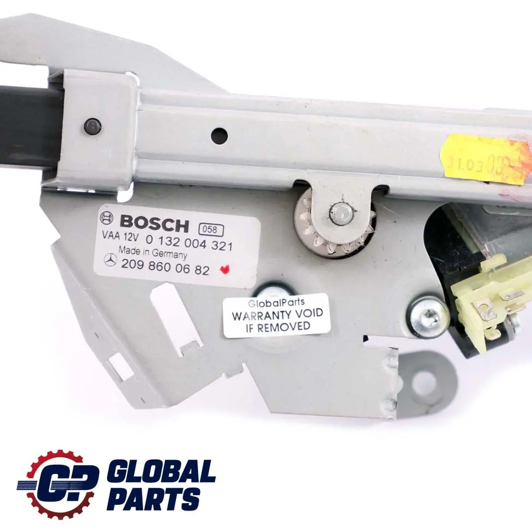 Mercedes C209 W209 Seatbelt Feeder Motor Belt Adjuster Motor Right - SKU A2098600682 - Part number A2098600682
