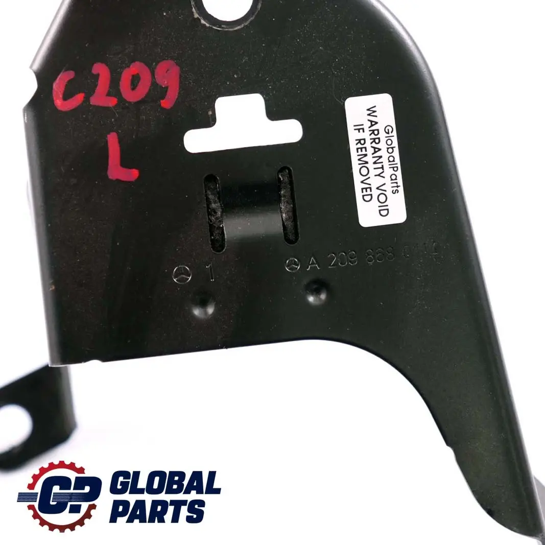 Mercedes CLK W209 C209 Seat Belt Mount Bracket Holder Rear Left N/S - SKU A2098680114 - Part number A2098680114
