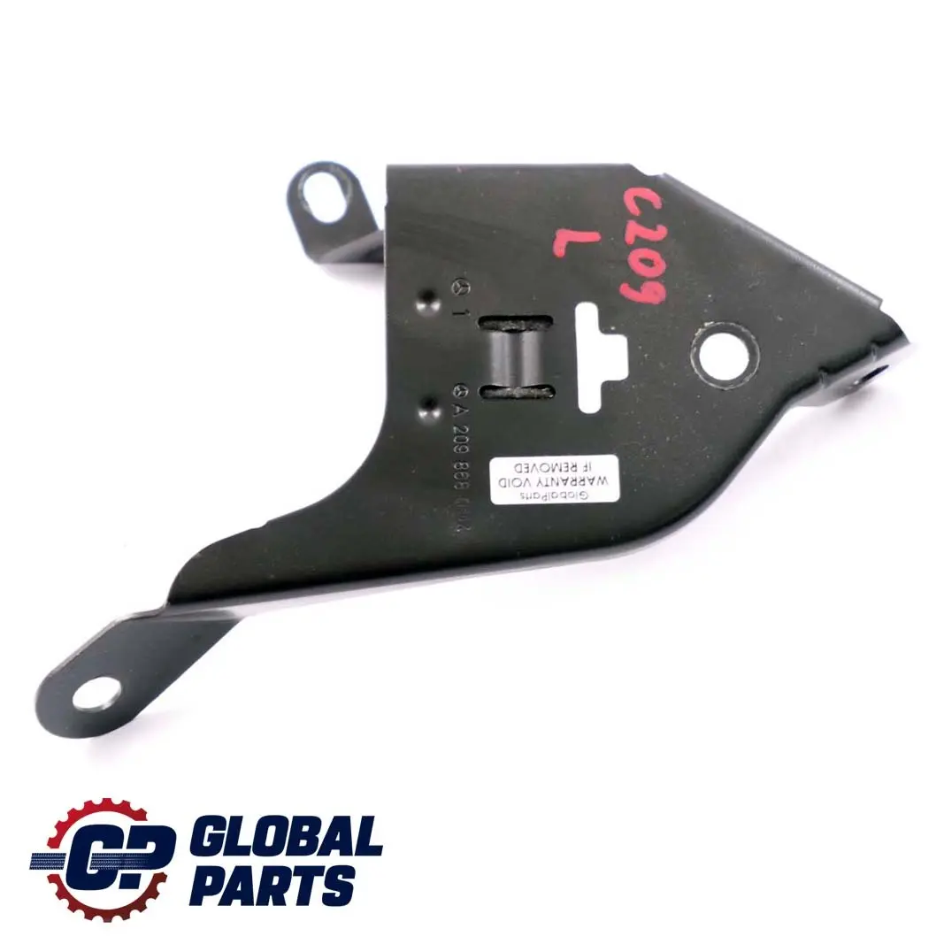 Supporto Cintura Sicurezza Posteriore Sinistro per Mercedes CLK W209 con numero di parte A2098680114 Mercedes CLK W209 Supporto Cintura Sicurezza Posteriore Sinistro - SKU A2098680114 - Numero di parte A2098680114