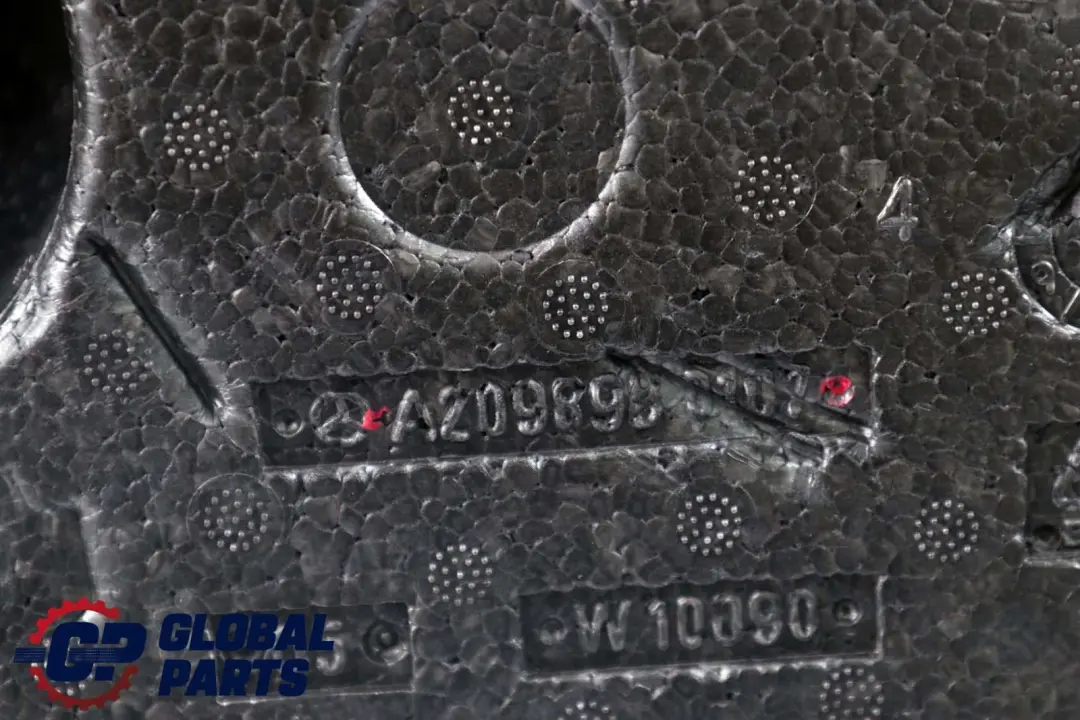 Espuma Molde Tapa Rueda Repuesto Bota para Mercedes CLK W203 C209 con número de pieza A2098980107 Mercedes CLK W203 C209 Espuma Molde Tapa Rueda Repuesto Bota - SKU A2098980107 - Número de pieza A2098980107