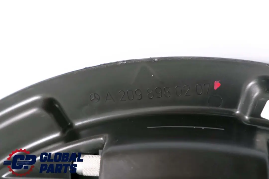 Mercedes W203 C209 Supporto ruota di scorta Coprire Tool Box - SKU A2098980207 - Numero di parte A2098980207