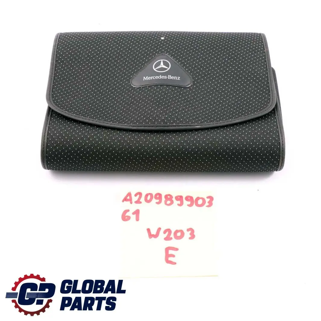 Mercedes-Benz A C W169 W203 Handbook Slipcase Pouch Case Wallet to with Part number A2098990361 Mercedes-Benz A C W169 W203 Handbook Slipcase Pouch Case Wallet - SKU A2098990361 - Part number A2098990361