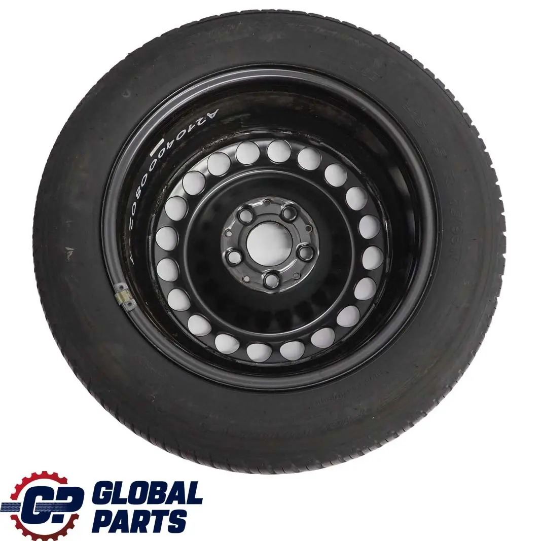 Mercedes-Benz E W210 Stahl Felge 16" Notrad Reserverad 215/55 für mit Teilenummer A2104000802 Mercedes-Benz E W210 Stahl Felge 16" Notrad Reserverad 215/55 - SKU A2104000802-1 - Teilenummer A2104000802