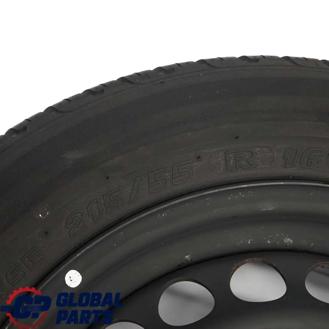 Mercedes W210 Ruot scorta acciaio 16" 7 1/2 J Pneumatico R16 215/55 - SKU A2104000802-1 - Numero di parte A2104000802