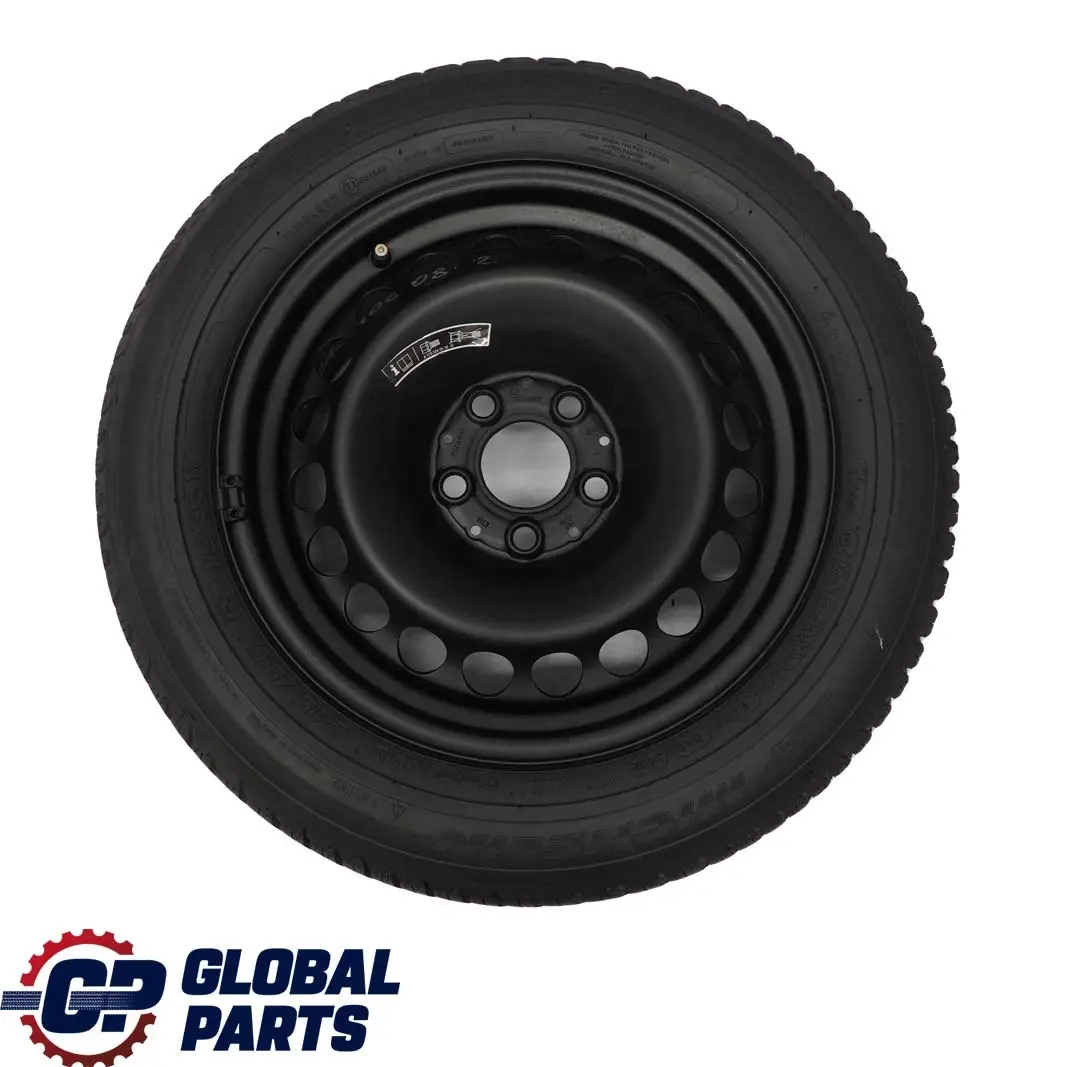 Mercedes-Benz E W210 Spare Wheel Steel 16" 7 1/2 J Tyre R16 215/55 to  with Part number A2104000802  Mercedes-Benz E W210 Spare Wheel Steel 16" 7 1/2 J Tyre R16 215/55 - SKU A2104000802 - Part number A2104000802