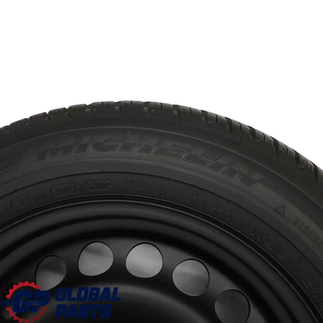 Mercedes-Benz E W210 Spare Wheel Steel 16" 7 1/2 J Tyre R16 215/55 to  with Part number A2104000802  Mercedes-Benz E W210 Spare Wheel Steel 16" 7 1/2 J Tyre R16 215/55 - SKU A2104000802 - Part number A2104000802