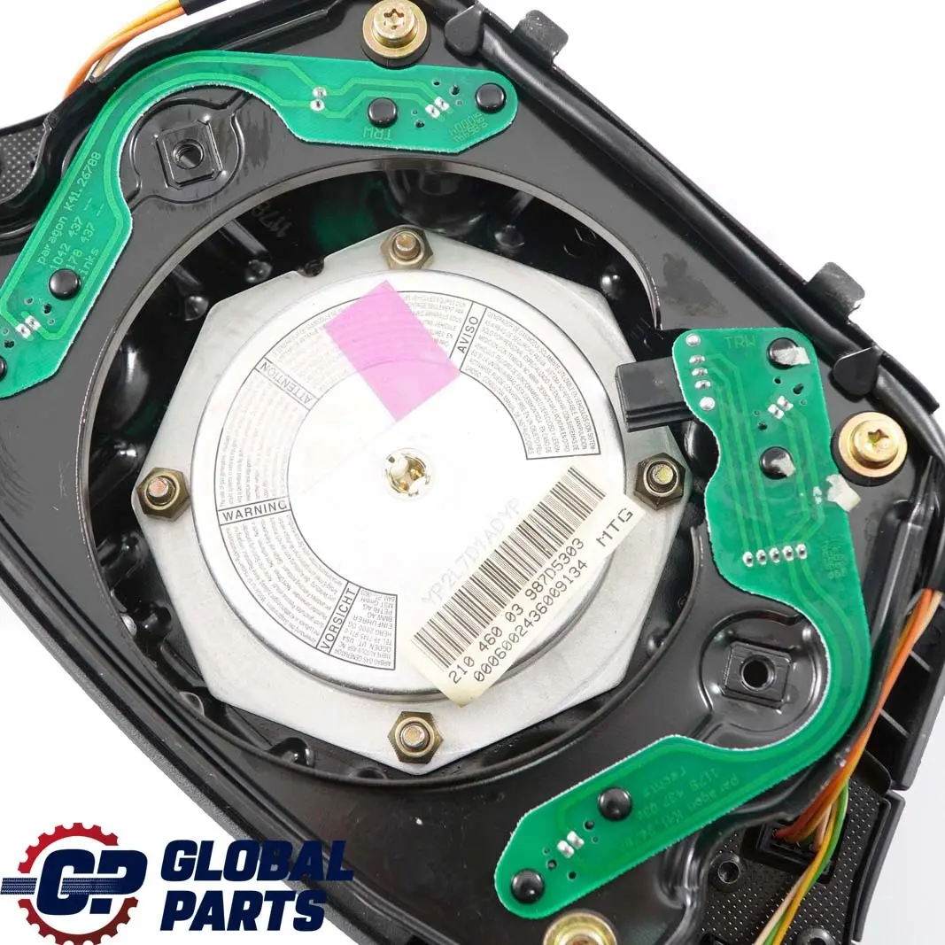 Mercedes-Benz E-Class W210 Steering Wheel Air Module Bag Grey to with Part number A2104600598 Mercedes-Benz E-Class W210 Steering Wheel Air Module Bag Grey - SKU A2104600598-1 - Part number A2104600598