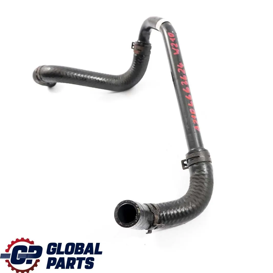 Steering Oil Tank Suction Hose Pipe to Mercedes W210 320 CDI with Part number A2104663624 Mercedes W210 320 CDI Steering Oil Tank Suction Hose Pipe - SKU A2104663624 - Part number A2104663624