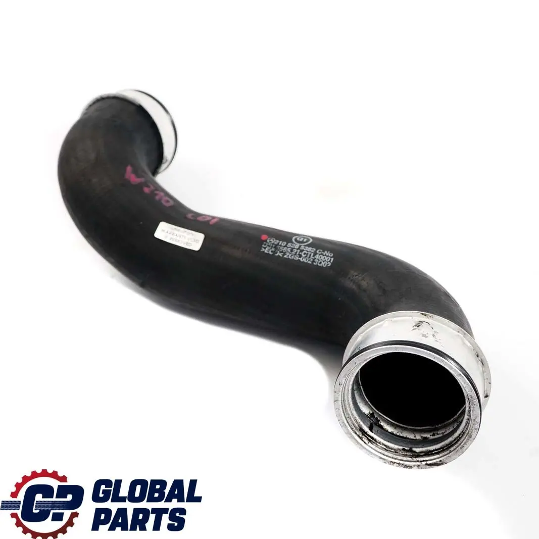 Mercedes-Benz E W210 320 CDI Air Charge Intercooler Left N/S Hose Pipe Line to with Part number A2105285382 Mercedes-Benz E W210 320 CDI Air Charge Intercooler Left N/S Hose Pipe Line - SKU A2105285382 - Part number A2105285382