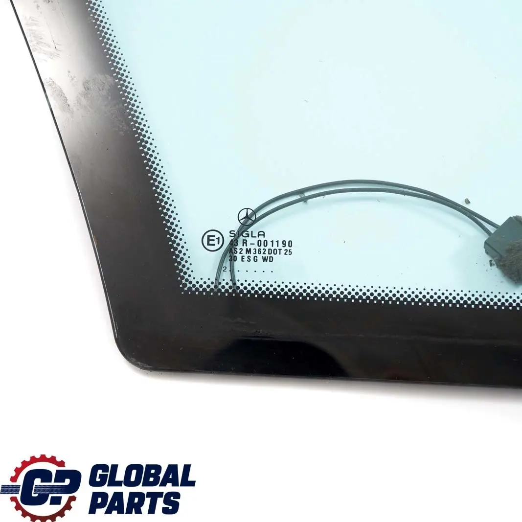 Cristal Ventana Lateral Trasera Izquierda Azul AS2 para Mercedes W210 Estate S210 con número de pieza A2106700512 Mercedes W210 Estate S210 Cristal Ventana Lateral Trasera Izquierda Azul AS2 - SKU A2106700512 - Número de pieza A2106700512