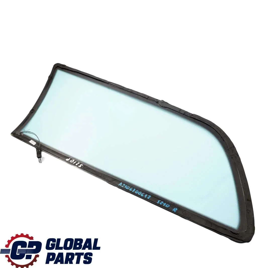 Vetro laterale posteriore destro Blu AS2 per Mercedes W210 Estate con numero di parte A2106700612 Mercedes W210 Estate Vetro laterale posteriore destro Blu AS2 - SKU A2106700612 - Numero di parte A2106700612