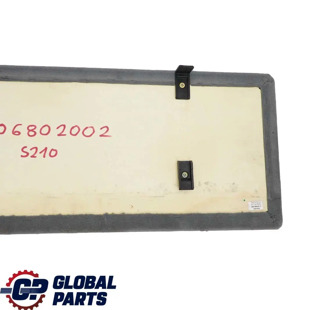 Mercedes-Benz E S210 W210 Estate Boot Trunk Front Loading Floor Trim Panel to with Part number A2106802002 Mercedes-Benz E S210 W210 Estate Boot Trunk Front Loading Floor Trim Panel - SKU A2106802002 - Part number A2106802002