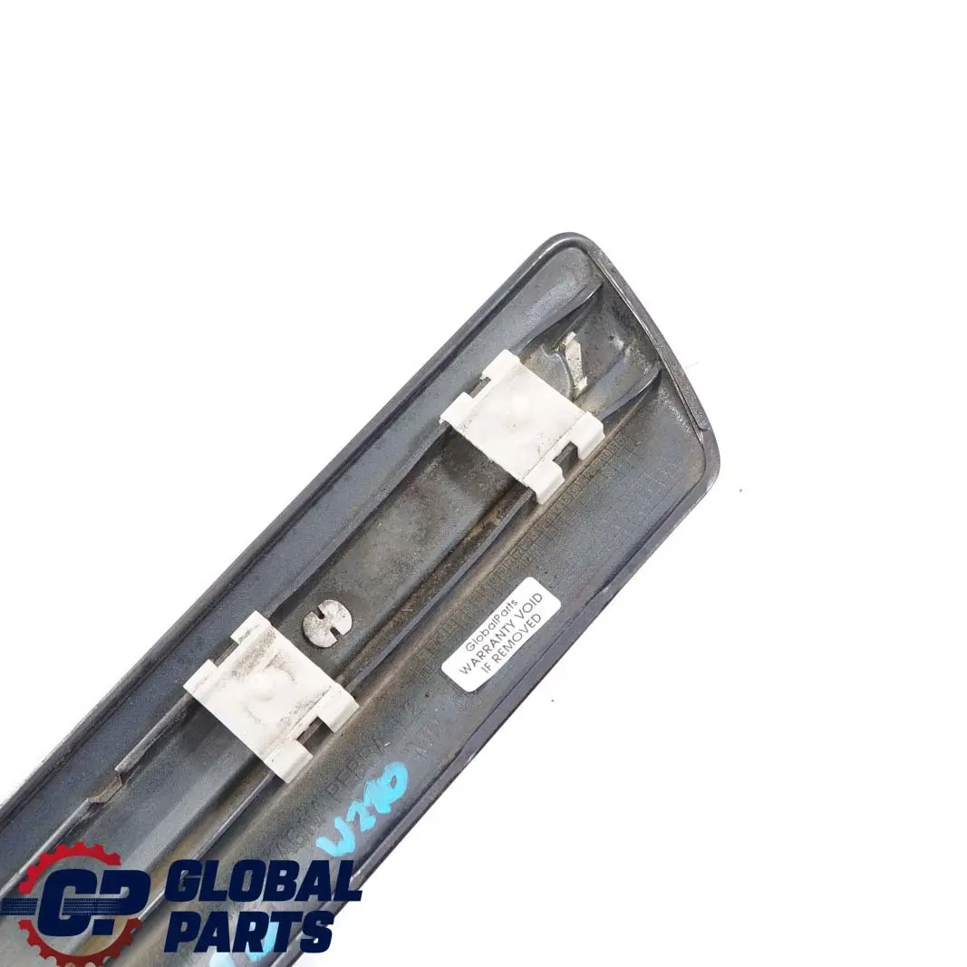 Mercedes-Benz E W210 Front Left Fender Trim Molding Strip Tanzanite Blue 359 to with Part number A2106900182 Mercedes-Benz E W210 Front Left Fender Trim Molding Strip Tanzanite Blue 359 - SKU A2106900182-TB - Part number A2106900182