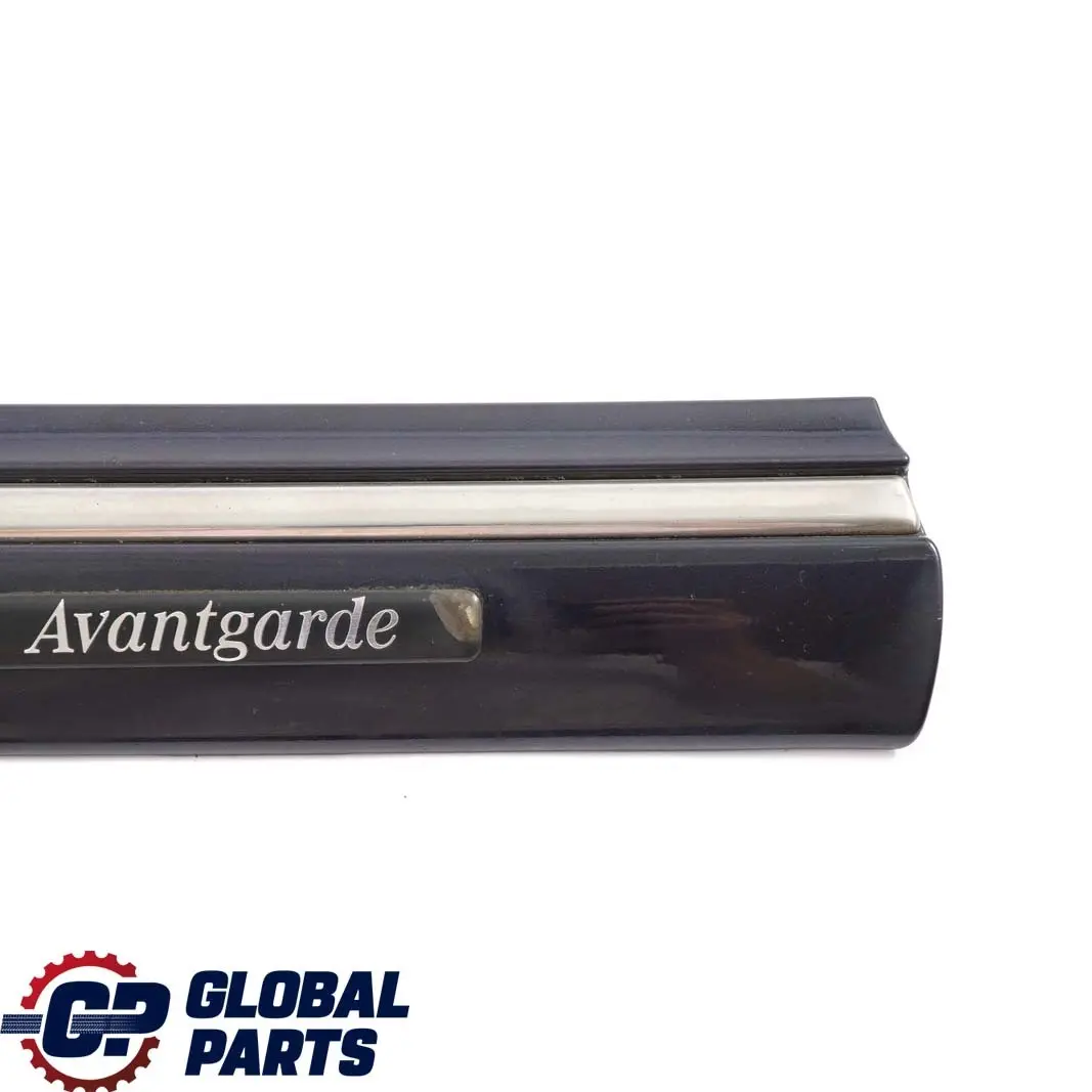 Mercedes-Benz E W210 Front Left Fender Trim Molding Strip Tanzanite Blue 359 to with Part number A2106900182 Mercedes-Benz E W210 Front Left Fender Trim Molding Strip Tanzanite Blue 359 - SKU A2106900182-TB - Part number A2106900182