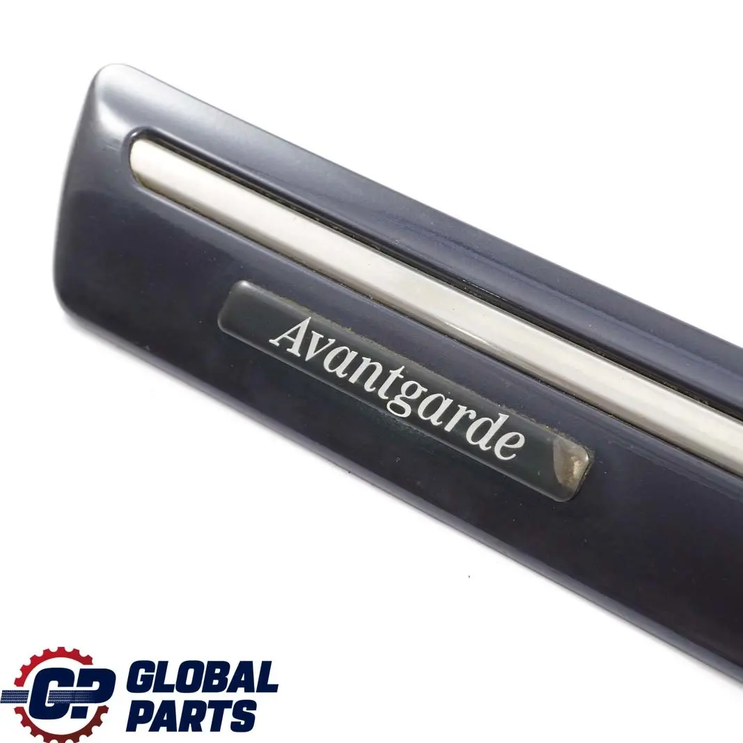 Mercedes-Benz E W210 Front Left Fender Trim Molding Strip Tanzanite Blue 359 to with Part number A2106900182 Mercedes-Benz E W210 Front Left Fender Trim Molding Strip Tanzanite Blue 359 - SKU A2106900182-TB - Part number A2106900182