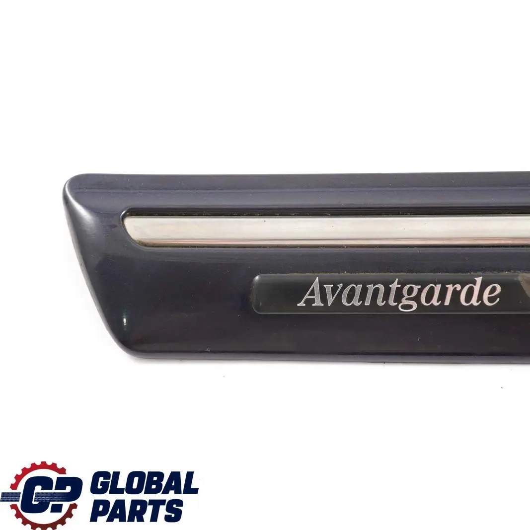 Mercedes-Benz E W210 Front Left Fender Trim Molding Strip Tanzanite Blue 359 to with Part number A2106900182 Mercedes-Benz E W210 Front Left Fender Trim Molding Strip Tanzanite Blue 359 - SKU A2106900182-TB - Part number A2106900182