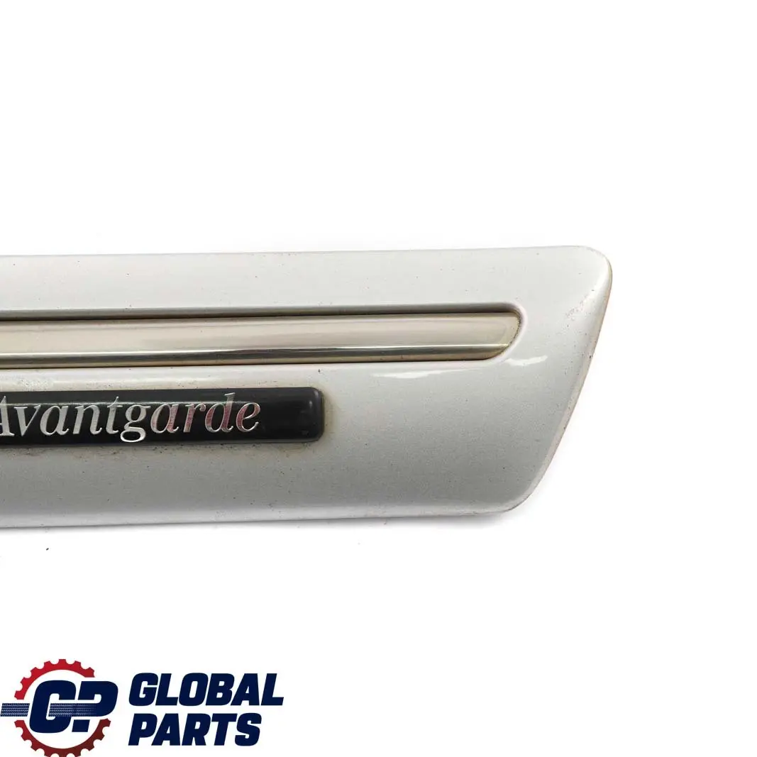 Mercedes-Benz E W210 Front Right Fender Trim Molding Strip Brilliant Silver 744 to with Part number A2106900282 Mercedes-Benz E W210 Front Right Fender Trim Molding Strip Brilliant Silver 744 - SKU A2106900282-BRS - Part number A2106900282