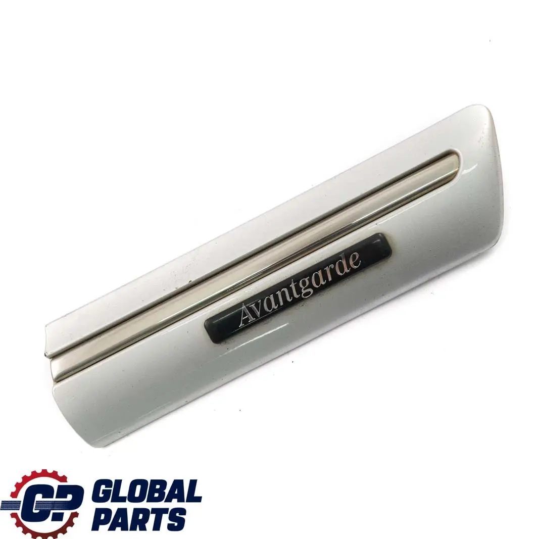 Mercedes-Benz E W210 Front Right Fender Trim Molding Strip Brilliant Silver 744 to with Part number A2106900282 Mercedes-Benz E W210 Front Right Fender Trim Molding Strip Brilliant Silver 744 - SKU A2106900282-BRS - Part number A2106900282