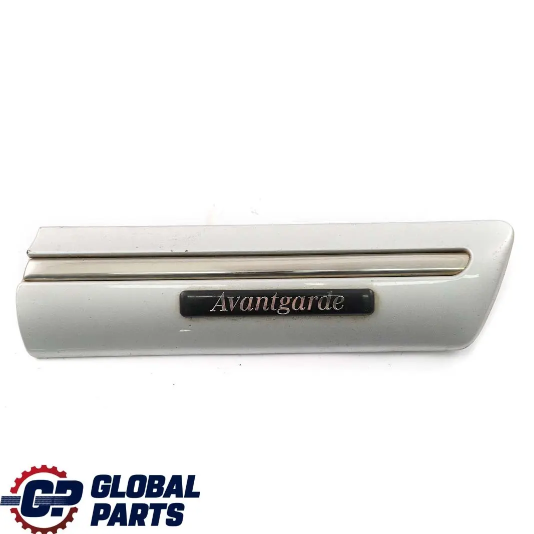 Mercedes-Benz E W210 Front Right Fender Trim Molding Strip Brilliant Silver 744 to with Part number A2106900282 Mercedes-Benz E W210 Front Right Fender Trim Molding Strip Brilliant Silver 744 - SKU A2106900282-BRS - Part number A2106900282