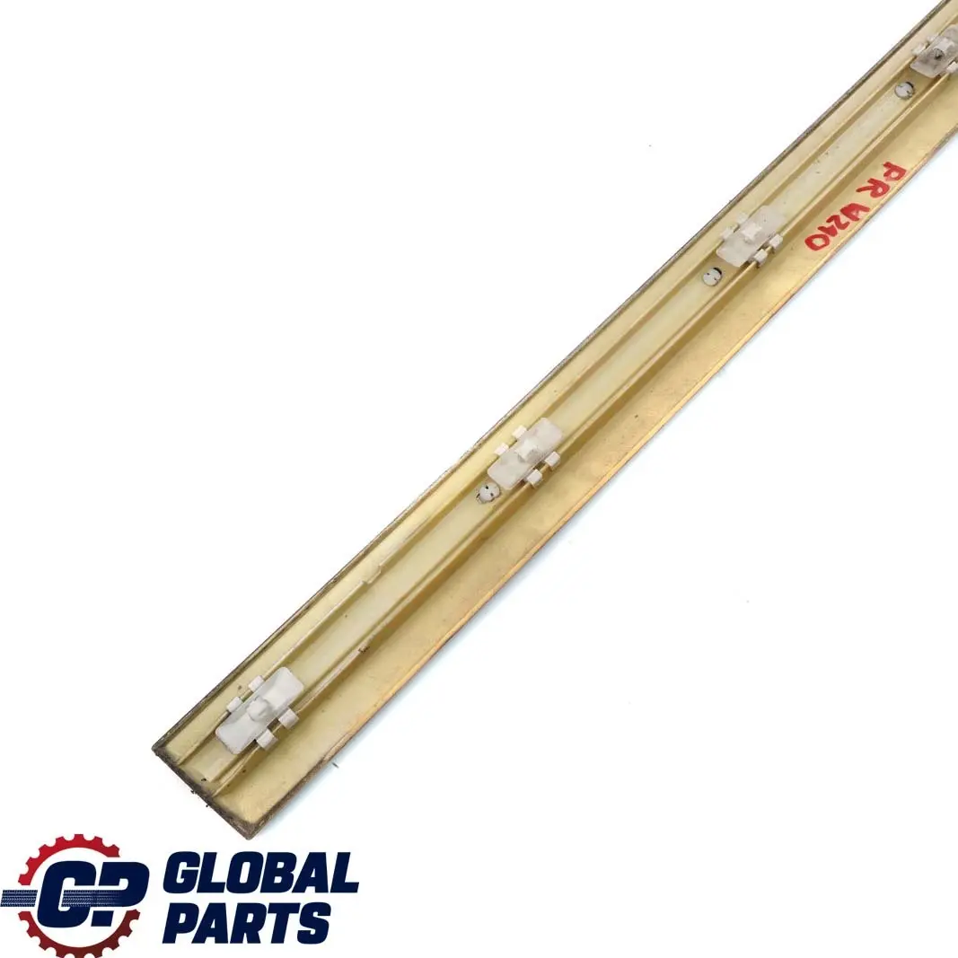 Mercedes-Benz E W210 Front Right Door Trim Strip Moulding Brillantsilber Silver to with Part number A2106900482 Mercedes-Benz E W210 Front Right Door Trim Strip Moulding Brillantsilber Silver - SKU A2106900482-BRS - Part number A2106900482