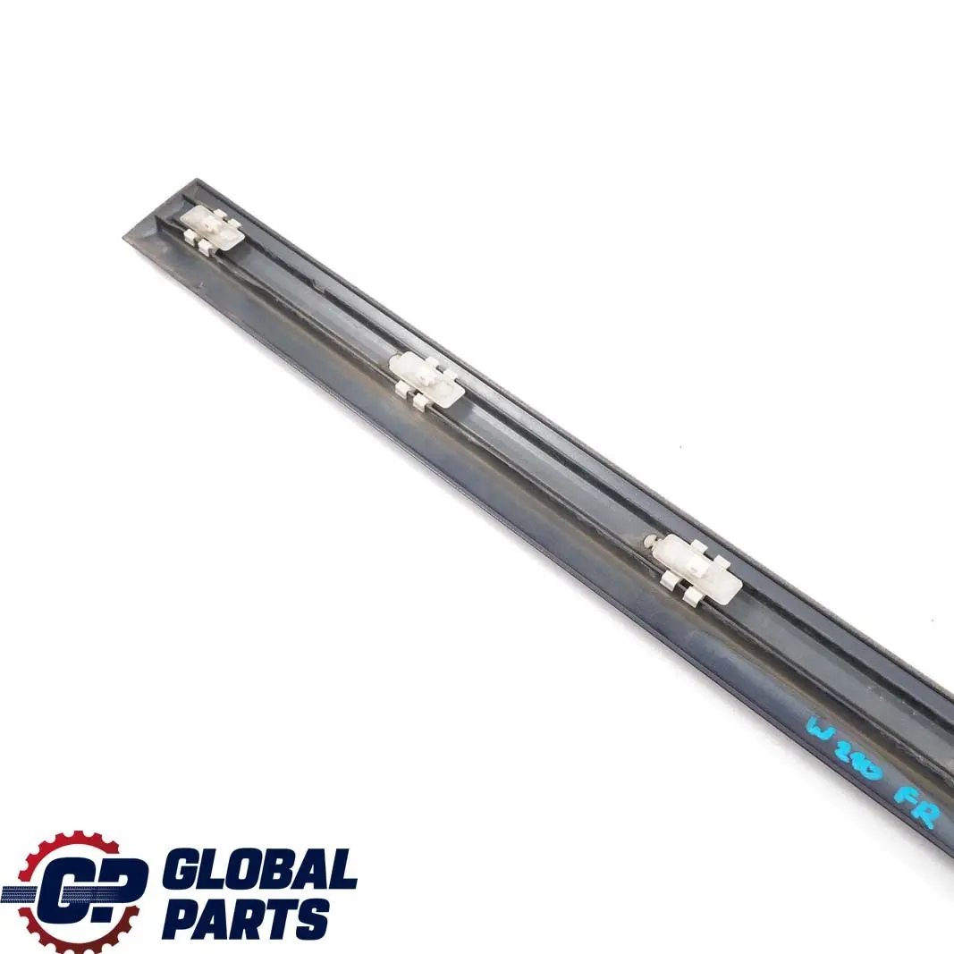 Mercedes-Benz E W210 Front Right Door O/S Trim Strip Moulding Tanzanite Blue to with Part number A2106900482 Mercedes-Benz E W210 Front Right Door O/S Trim Strip Moulding Tanzanite Blue - SKU A2106900482-TB - Part number A2106900482