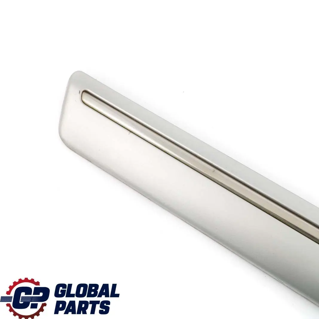 Mercedes-Benz W210 Rear Right Door Trim Strip Moulding Brillantsilber Silver to with Part number A2106900682 Mercedes-Benz W210 Rear Right Door Trim Strip Moulding Brillantsilber Silver - SKU A2106900682-BRS - Part number A2106900682