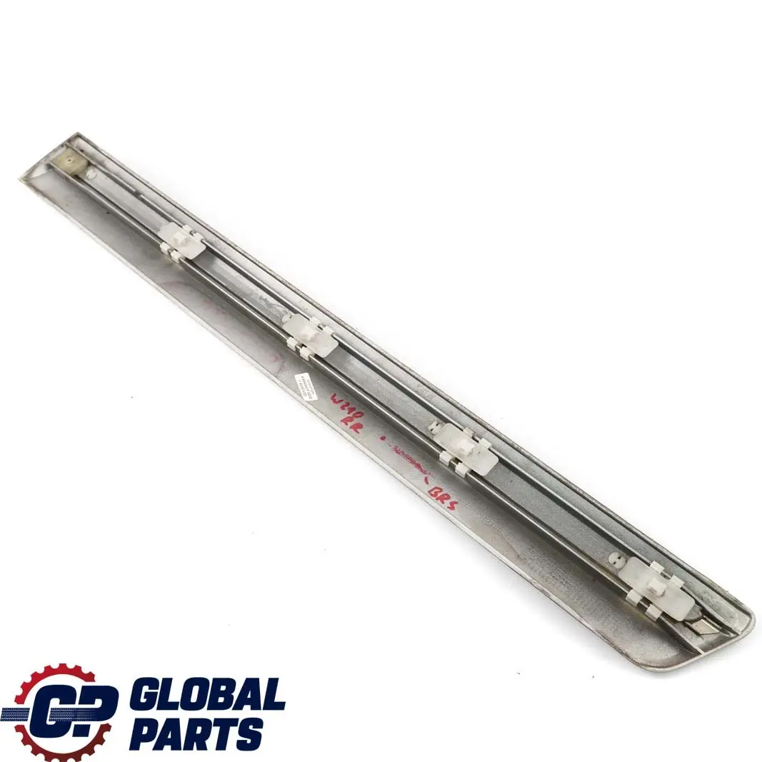 Mercedes-Benz W210 Rear Right Door Trim Strip Moulding Brillantsilber Silver to with Part number A2106900682 Mercedes-Benz W210 Rear Right Door Trim Strip Moulding Brillantsilber Silver - SKU A2106900682-BRS - Part number A2106900682
