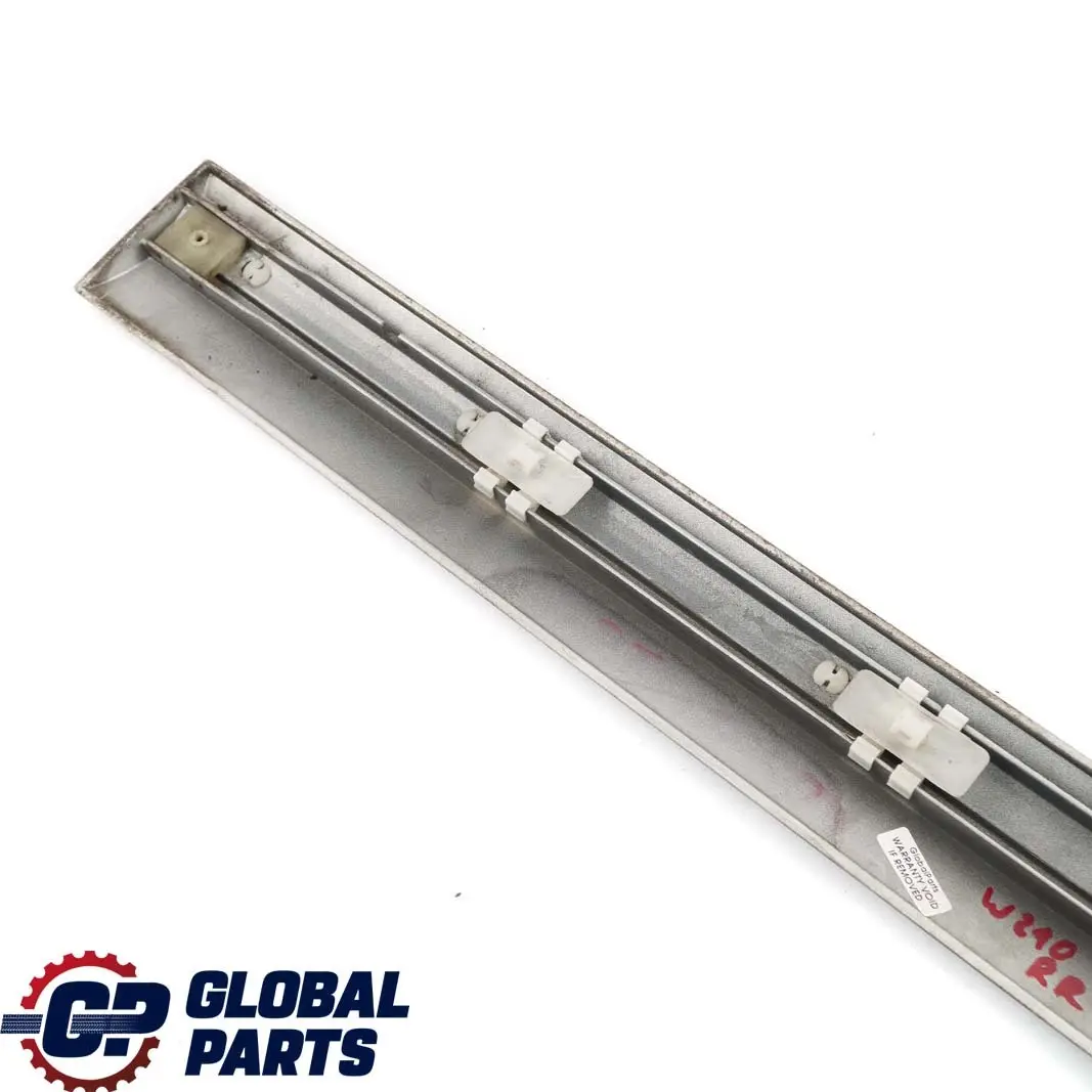 Mercedes-Benz W210 Rear Right Door Trim Strip Moulding Brillantsilber Silver to with Part number A2106900682 Mercedes-Benz W210 Rear Right Door Trim Strip Moulding Brillantsilber Silver - SKU A2106900682-BRS - Part number A2106900682