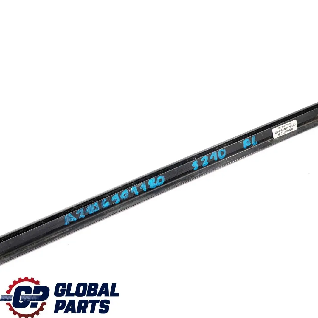  Mercedes-Benz E S210 Rear Door Edge Window Strip Trim Left N/S - SKU A2106901180 - Part number A2106901180