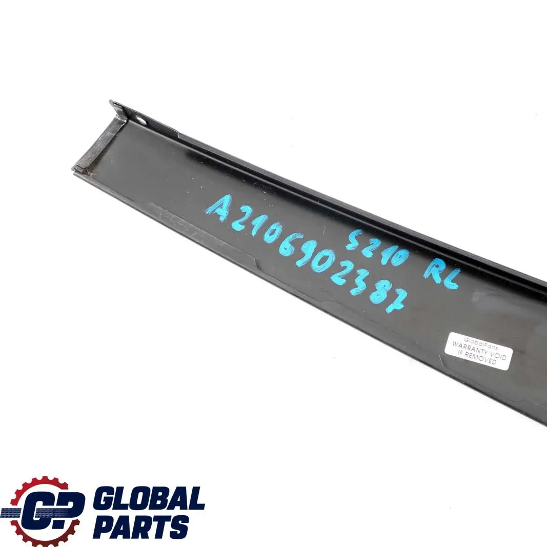 Mercedes-Benz E S210 Window Frame B-pillar Cover Rear Left N/S Door Avantgarde to with Part number A2106902387 Mercedes-Benz E S210 Window Frame B-pillar Cover Rear Left N/S Door Avantgarde - SKU A2106902387 - Part number A2106902387