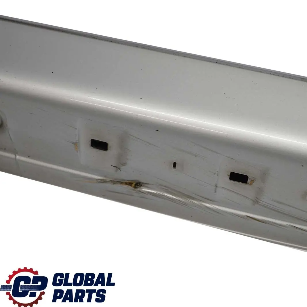 Mercedes-Benz E W210 Door Sill Side Cover Skirt Left N/S Brilliant Silver - 744 to with Part number A2106908125 Mercedes-Benz E W210 Door Sill Side Cover Skirt Left N/S Brilliant Silver - 744 - SKU A2106908125-BRS - Part number A2106908125