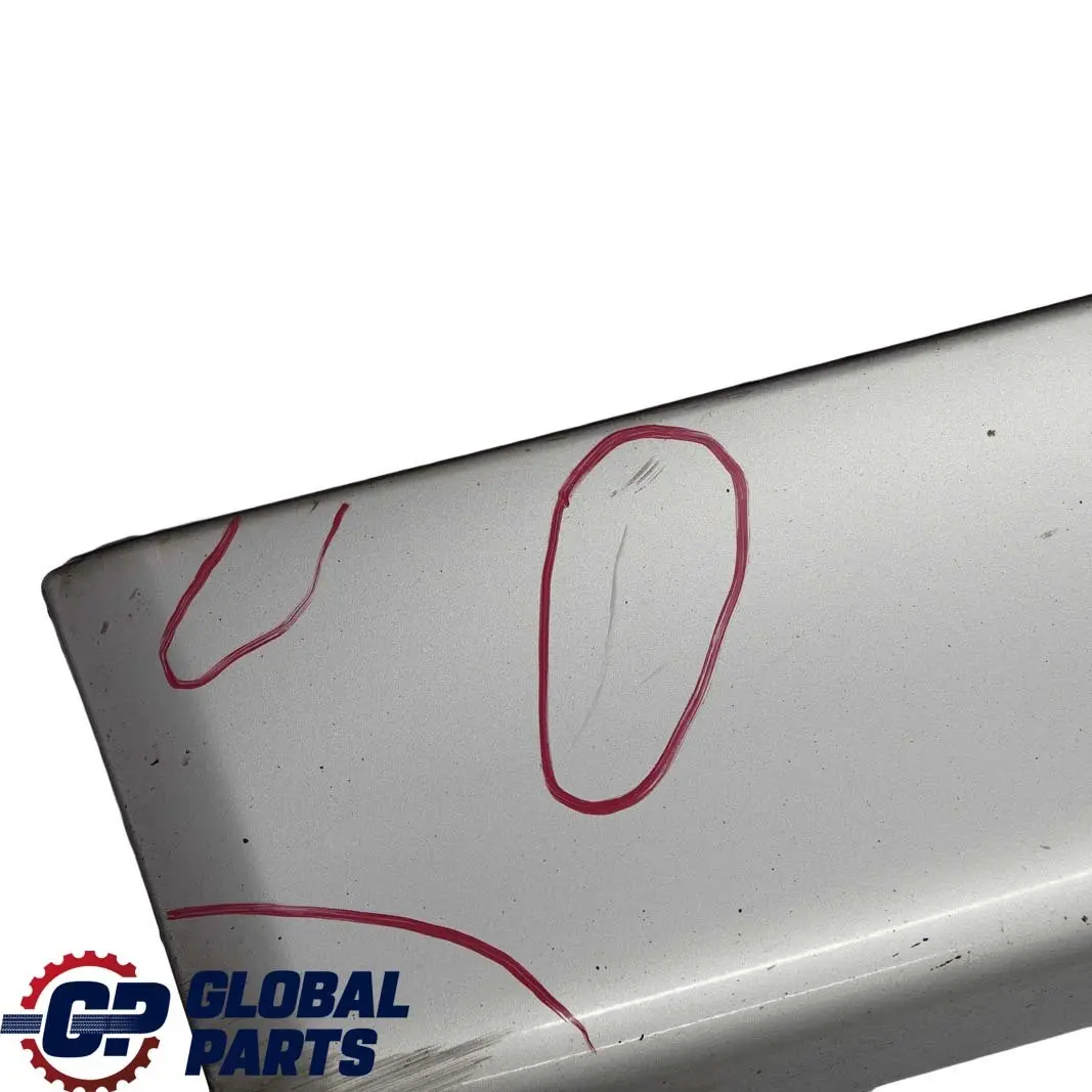  Mercedes-Benz E W210 Door Sill Side Cover Skirt Left N/S Brilliant Silver - 744 - SKU A2106908125-BRS - Part number A2106908125