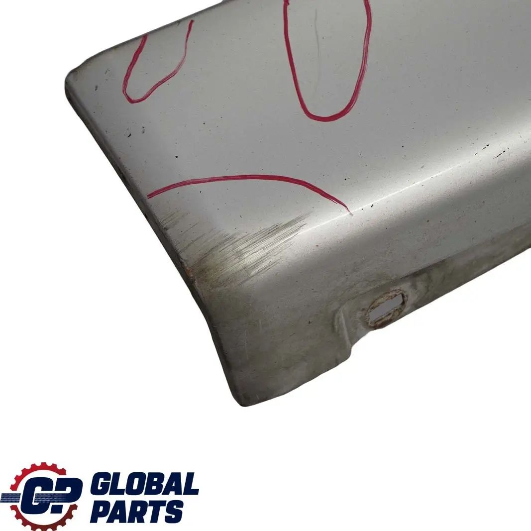 Mercedes-Benz E-Klasse W210 Schwellerleiste Blende Links Brillantsilber - 744 für mit Teilenummer A2106908125 Mercedes-Benz E-Klasse W210 Schwellerleiste Blende Links Brillantsilber - 744 - SKU A2106908125-BRS - Teilenummer A2106908125