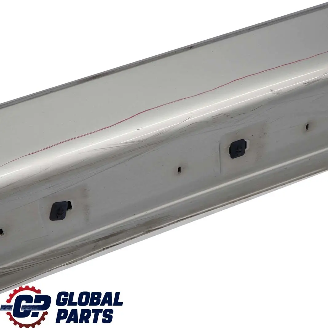  Mercedes-Benz E W210 Door Sill Side Cover Skirt Left N/S Brilliant Silver - 744 - SKU A2106908125-BRS - Part number A2106908125