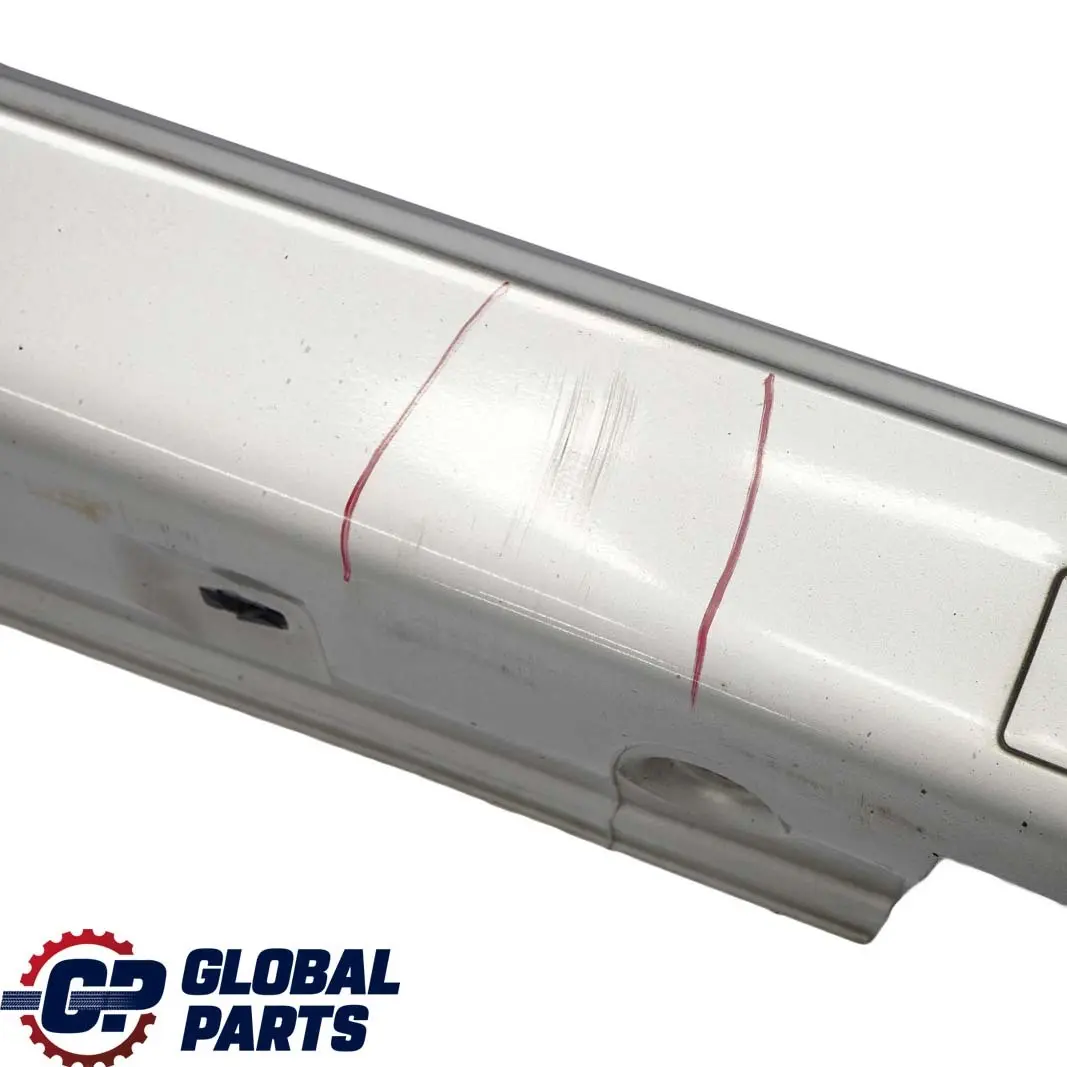 Mercedes-Benz E W210 Door Sill Side Cover Skirt Right O/S Brilliant Silver 744 to with Part number A2106908225 Mercedes-Benz E W210 Door Sill Side Cover Skirt Right O/S Brilliant Silver 744 - SKU A2106908225-BRS - Part number A2106908225