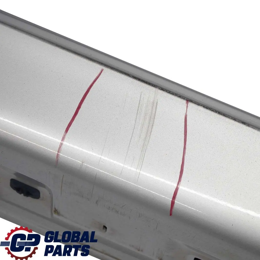 Mercedes-Benz E W210 Door Sill Side Cover Skirt Right O/S Brilliant Silver 744 to with Part number A2106908225 Mercedes-Benz E W210 Door Sill Side Cover Skirt Right O/S Brilliant Silver 744 - SKU A2106908225-BRS - Part number A2106908225
