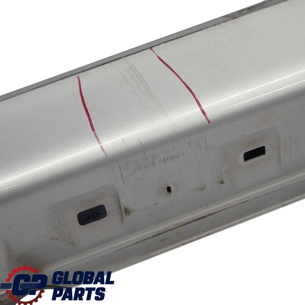 Mercedes-Benz E W210 Door Sill Side Cover Skirt Right O/S Brilliant Silver 744 to with Part number A2106908225 Mercedes-Benz E W210 Door Sill Side Cover Skirt Right O/S Brilliant Silver 744 - SKU A2106908225-BRS - Part number A2106908225