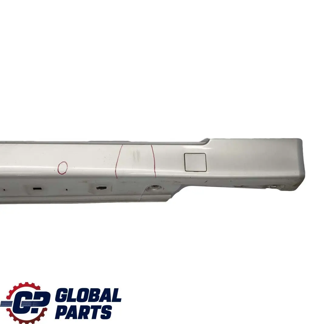 Mercedes-Benz E W210 Door Sill Side Cover Skirt Right O/S Brilliant Silver 744 to with Part number A2106908225 Mercedes-Benz E W210 Door Sill Side Cover Skirt Right O/S Brilliant Silver 744 - SKU A2106908225-BRS - Part number A2106908225