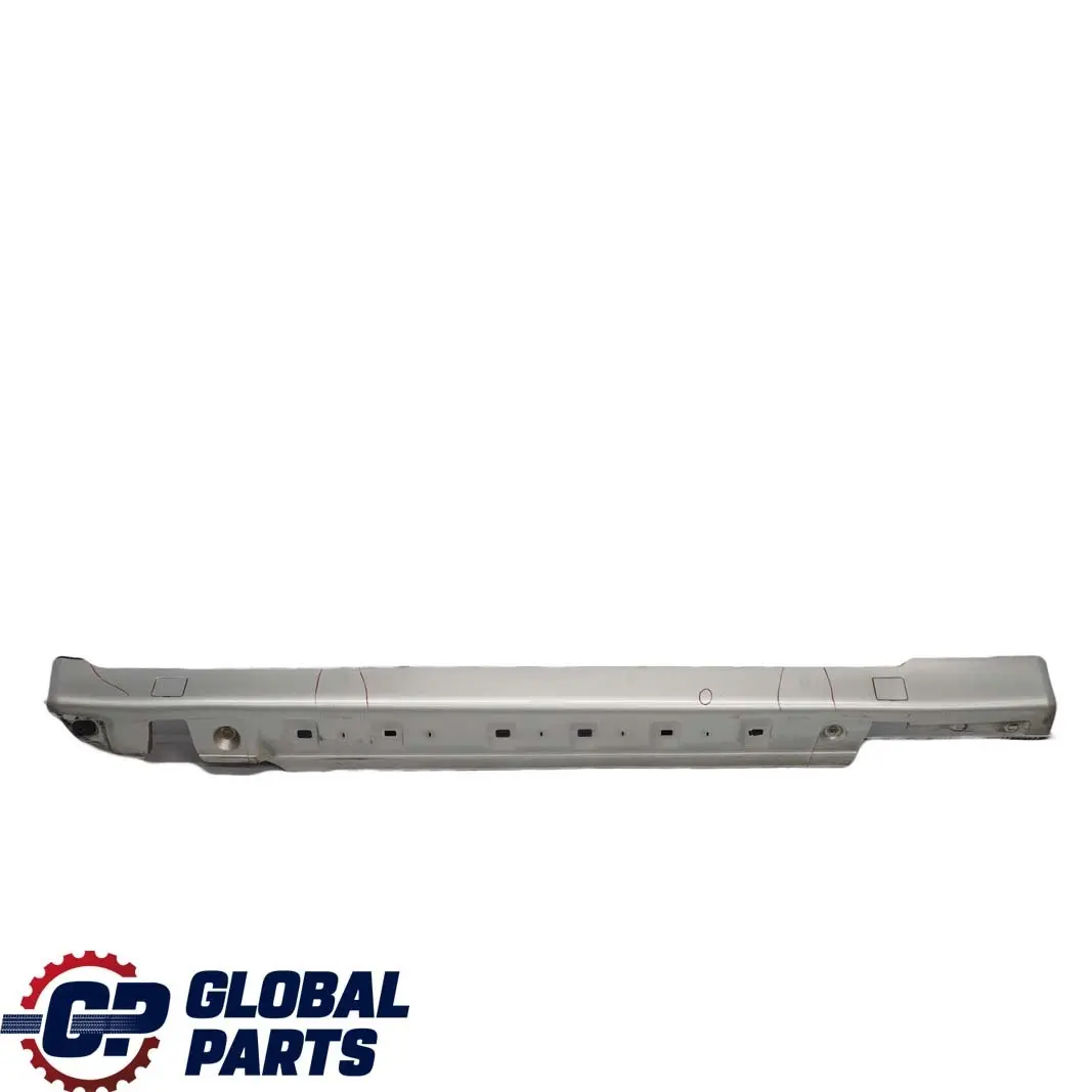Mercedes-Benz E W210 Door Sill Side Cover Skirt Right O/S Brilliant Silver 744 to with Part number A2106908225 Mercedes-Benz E W210 Door Sill Side Cover Skirt Right O/S Brilliant Silver 744 - SKU A2106908225-BRS - Part number A2106908225