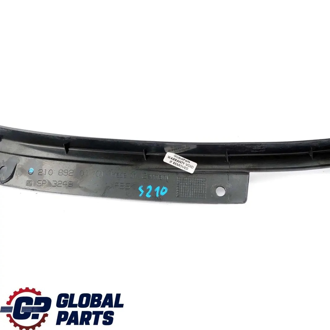 Mercedes W210 S210 Trasera Izquierda D-Pilar Trunk Panel Trim Tapa - SKU A2106920101 - Número de pieza A2106920101