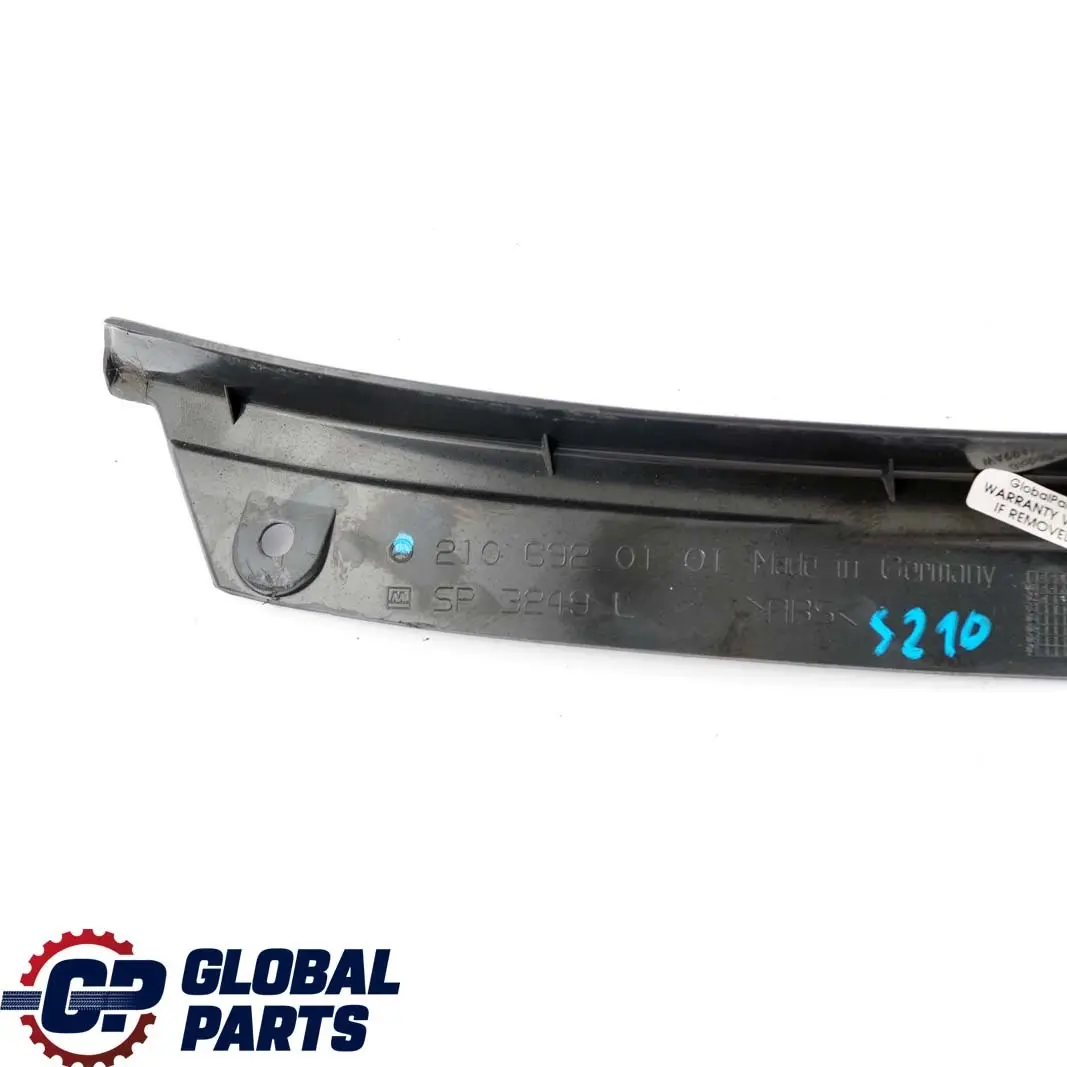 Mercedes W210 S210 Trasera Izquierda D-Pilar Trunk Panel Trim Tapa - SKU A2106920101 - Número de pieza A2106920101
