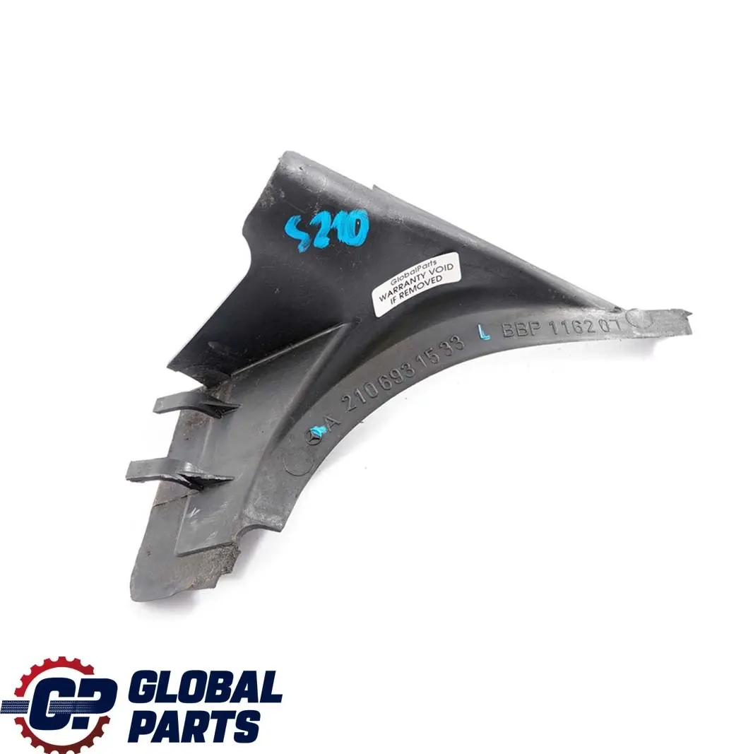 Panel trasero izquierdo Cubremaletero para Mercedes W210 S210 con número de pieza A2106931533 Mercedes W210 S210 Panel trasero izquierdo Cubremaletero - SKU A2106931533 - Número de pieza A2106931533
