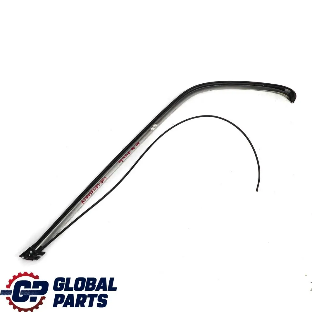  Mercedes-Benz E W210 Right Door Window Cover Strip Top Brillantsilber Silver - SKU A2106981289-BRS - Part number A2106981289