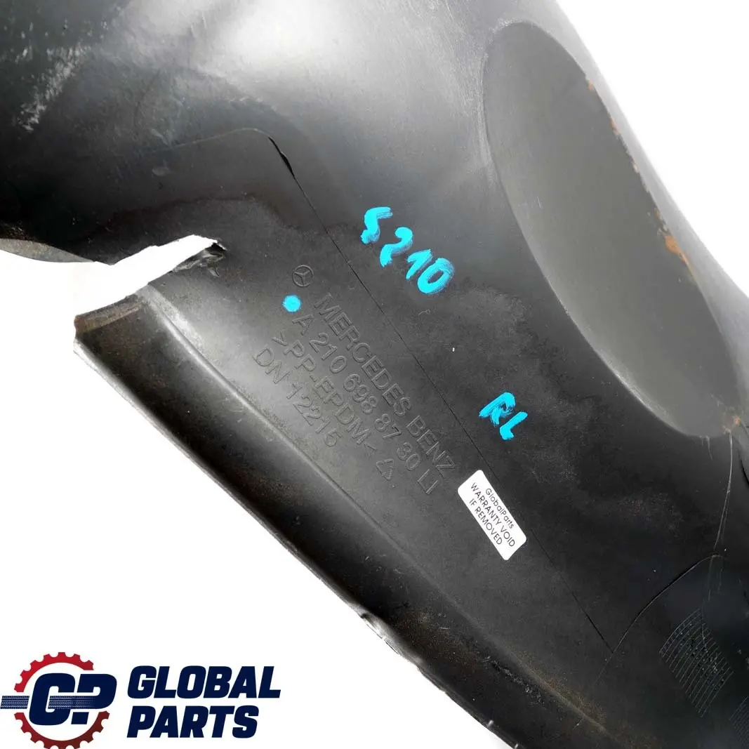 Mercedes-Benz E W210 Estate Rivestimento Passaruota Posteriore Sinistro N/S per con numero di parte A2106988730 Mercedes-Benz E W210 Estate Rivestimento Passaruota Posteriore Sinistro N/S - SKU A2106988730 - Numero di parte A2106988730