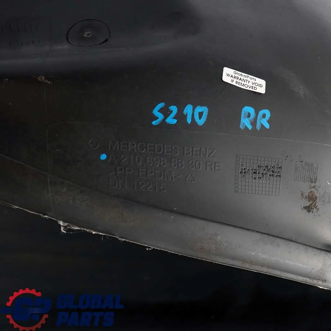 Mercedes-Benz E-Klasse W210 Kombi Radhaus Radschale Hinten Rechts für mit Teilenummer A2106988830 Mercedes-Benz E-Klasse W210 Kombi Radhaus Radschale Hinten Rechts - SKU A2106988830 - Teilenummer A2106988830