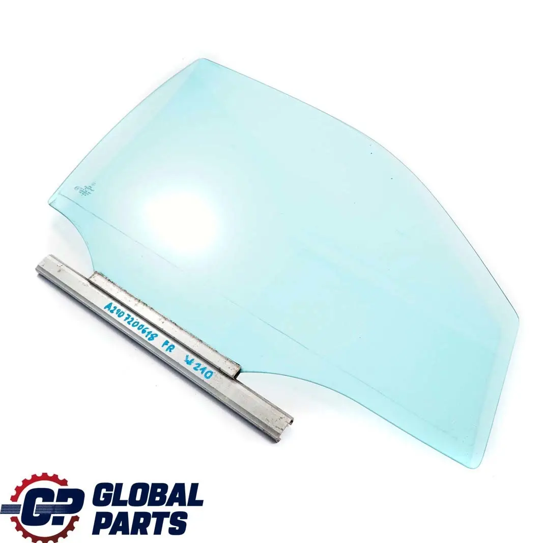 Mercedes W210 Front Door Window Glass Glazing Blue AS2 Right O/S - SKU A2107200618 - Part number A2107200618