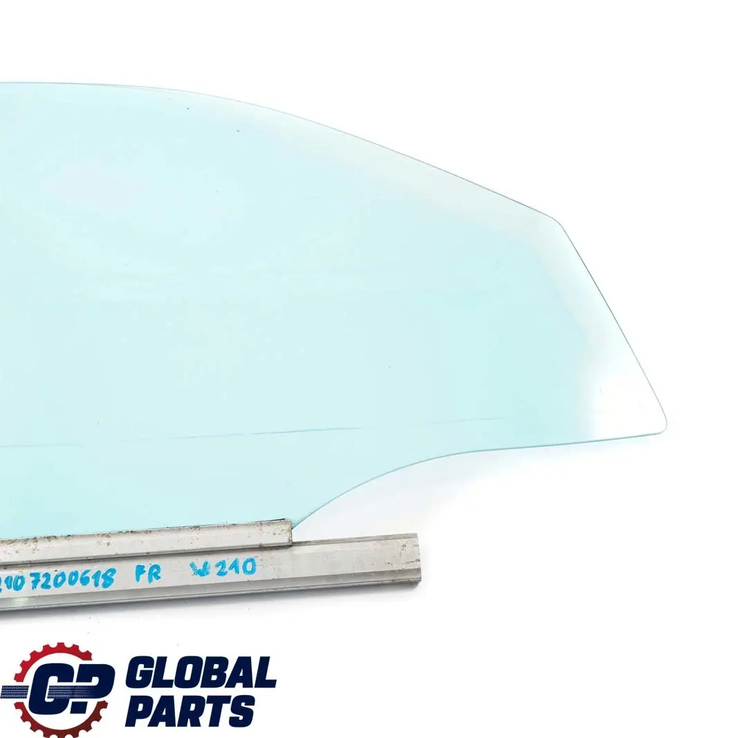 Mercedes W210 Front Door Window Glass Glazing Blue AS2 Right O/S - SKU A2107200618 - Part number A2107200618
