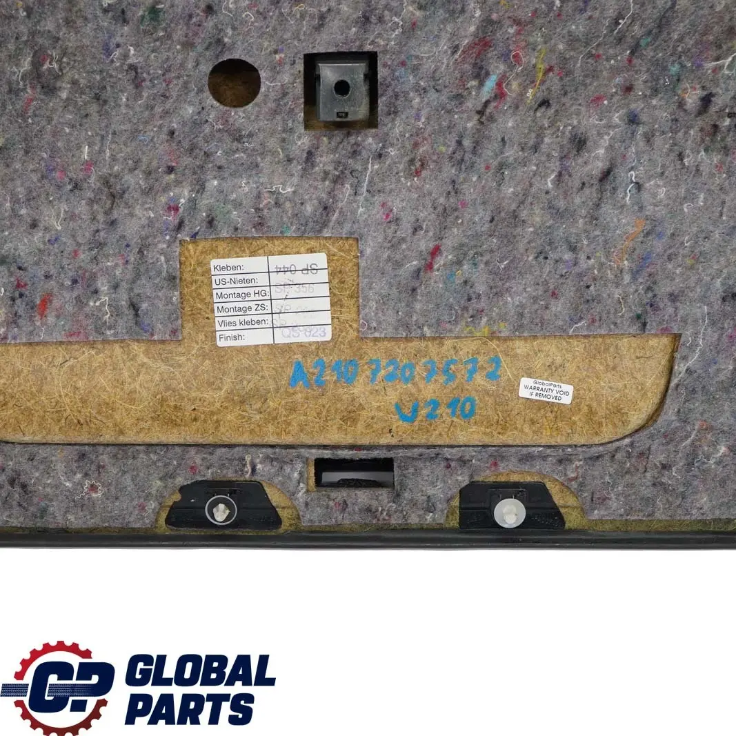 Mercedes-Benz E-Klasse W210 Türverkleidung Vorne Links Leder Anthrazit für mit Teilenummer A2107207572 Mercedes-Benz E-Klasse W210 Türverkleidung Vorne Links Leder Anthrazit - SKU A2107207572 - Teilenummer A2107207572