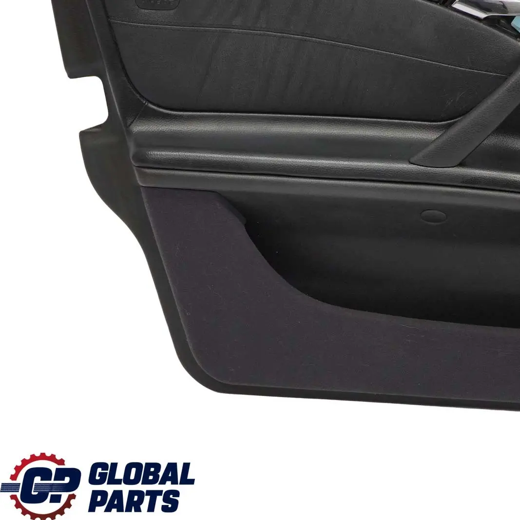  Mercedes-Benz E-Class W210 Front Left N/S Door Card Trim Panel Black Leather - SKU A2107207572 - Part number A2107207572
