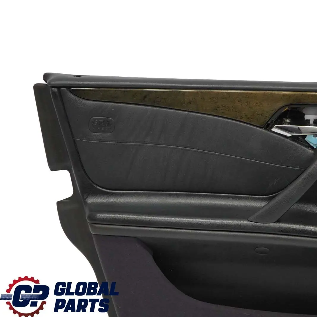  Mercedes-Benz E-Class W210 Front Left N/S Door Card Trim Panel Black Leather - SKU A2107207572 - Part number A2107207572